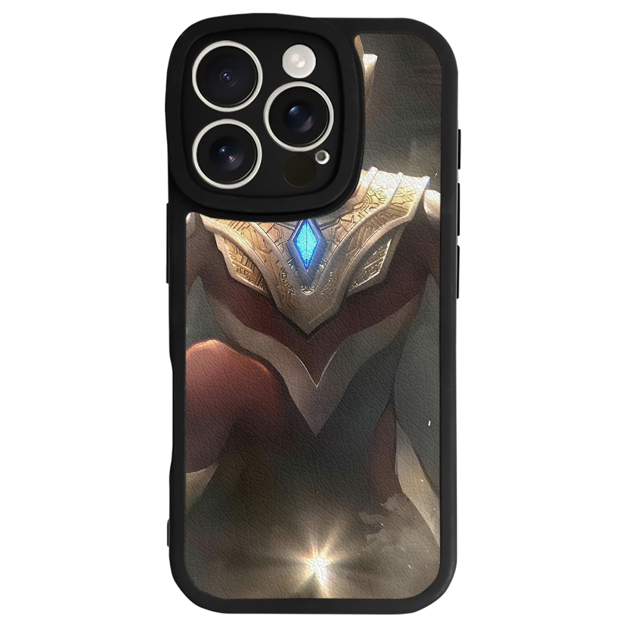 （画像用） ウルトラマン Ultraman 【iPhone 16シリーズ対応】シリコンスマホケース（レザー調） 材質：シリコン